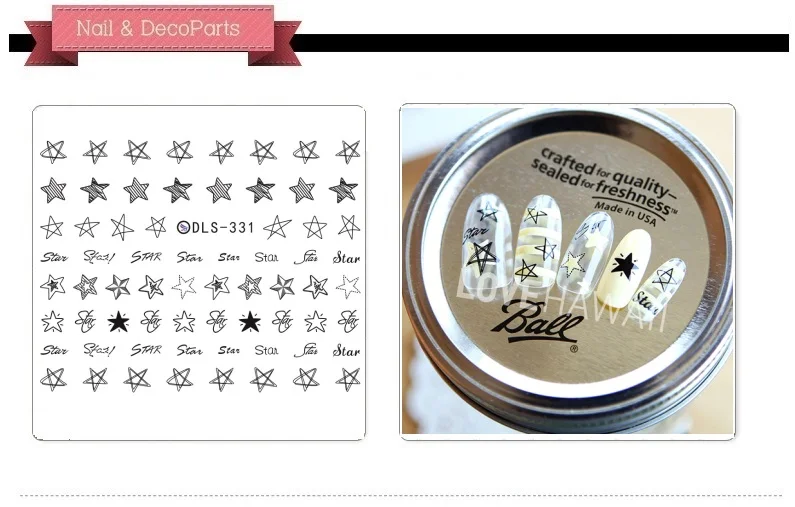 1 лист модная наклейка для ногтей|stickers for nails|water transfer stickerstransfer sticker |