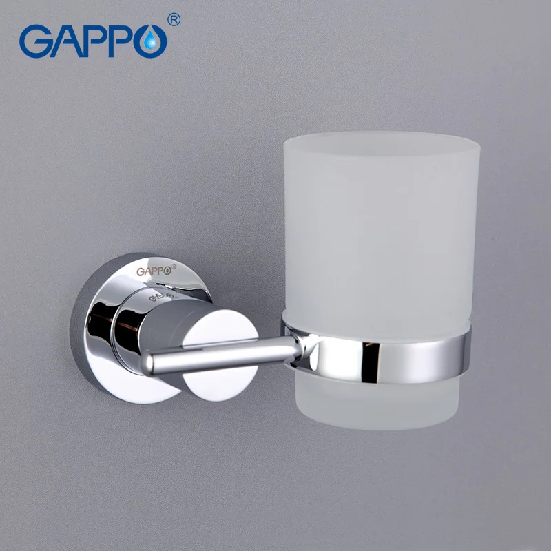 GAPPO Cup Tumbler держатель для зубной щетки стеклянный латунный чашки настенный