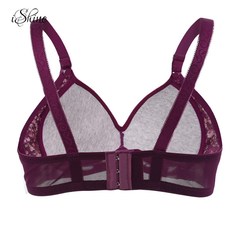 Для женщин Push Up бюстгальтеры для пикантные цветочный принт кружево Bralette