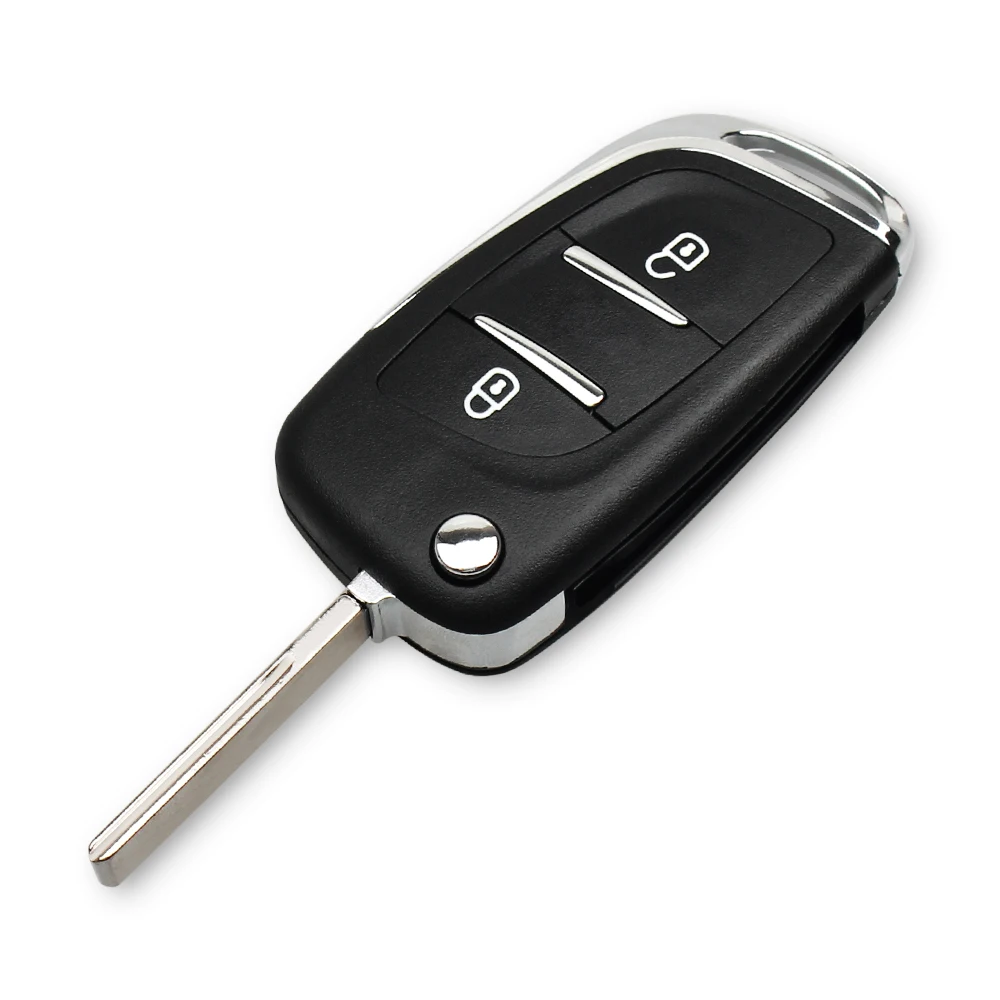 KEYYOU 2/3 Button Filp Modified Remote Car Key Case shell CE0523 for Peugeot 207 307 308 407 607 807 For Citroen C2 C3 C4 C5 C6 |