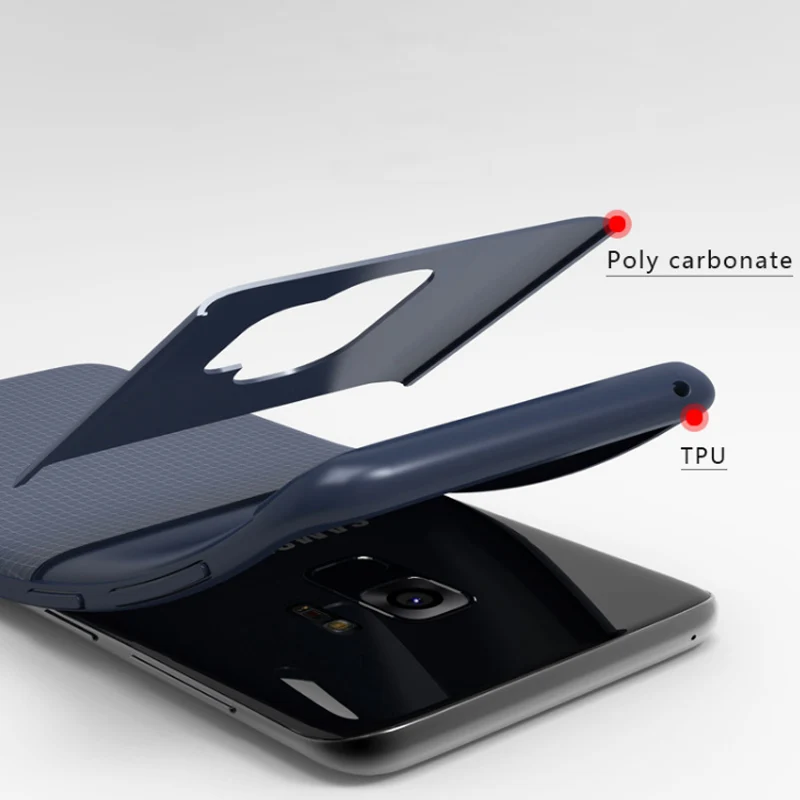 Новый роскошный чехол с полной защитой для Samsung Galaxy S9 Plus мягкий из ТПУ + жесткий