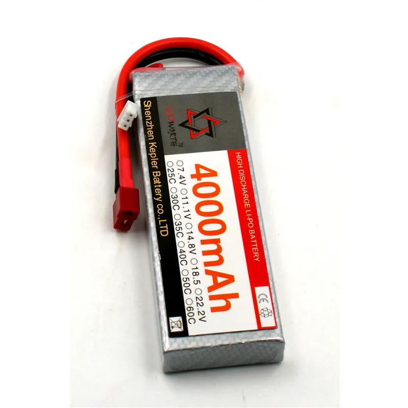 Lipo Battery 2s 7 4 v 4000mAh RC Car Plane Boat литий-ионный полимерный аккумулятор для грузовика