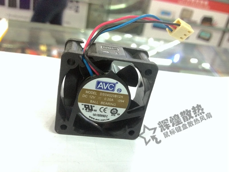 Новый AVC 4020 12В 0.20A DS04020B12H охлаждающий вентилятор