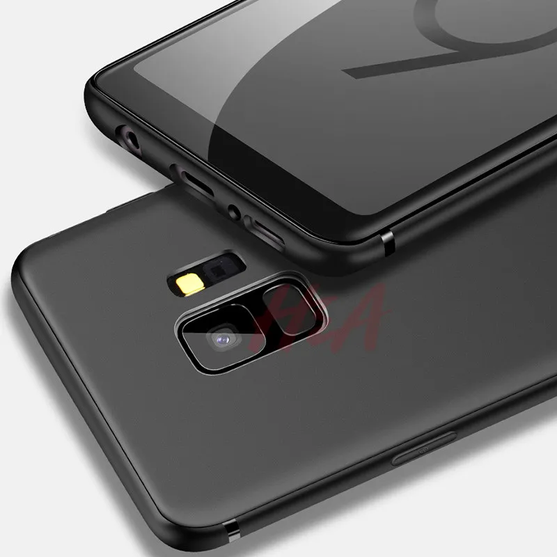 Ультра тонкий Матовая силиконовая крышка чехол для samsung Galaxy S10 S10E S7 край S8 S9 плюс A6 A8 J4 J6 A5 плюс Note 8 9 мягкий чехол