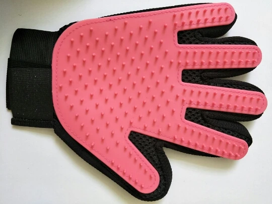 Перчатка щетка для домашних животных кошек уход за кошками собаками лошадьми