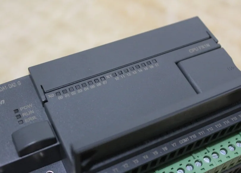 Контроллер FX1N FX2N 28MR 28MT 2AD 2DA PLC с чехлом 16DI 12DO 4-импульсный RS485 Modbus RTU для Mitsubishi GX