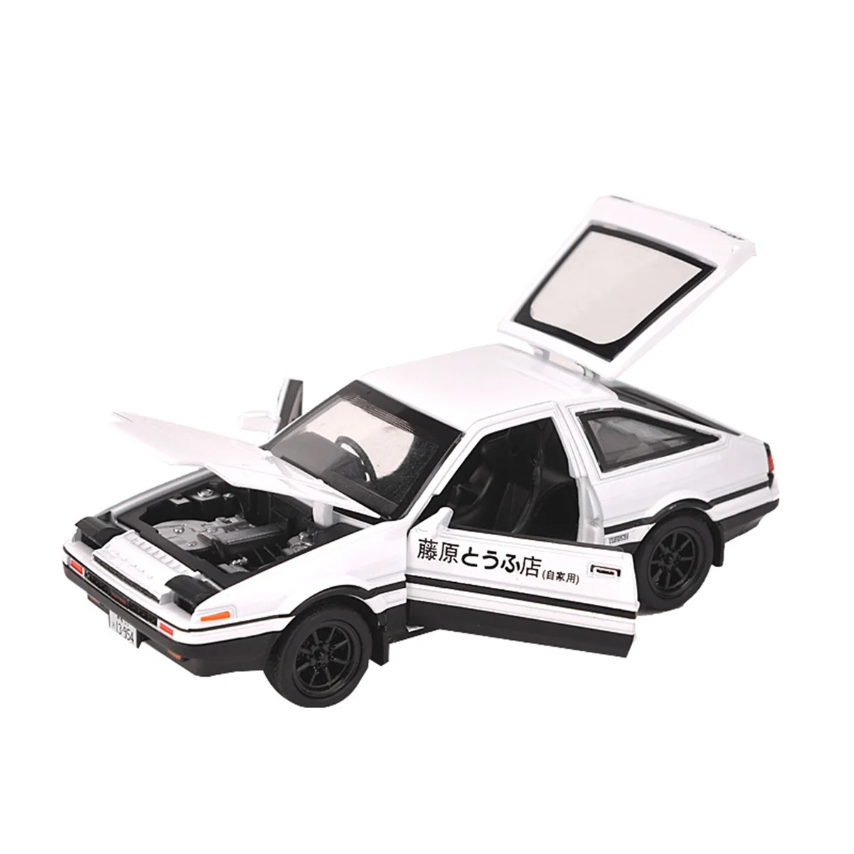 Nitial D AE86 Литые металлические Литые под давлением машины Модель initaly игрушечный автомобиль транспортные средства RX7 оттягивающийся 1:28 светильник для детей игрушки для мальчиков