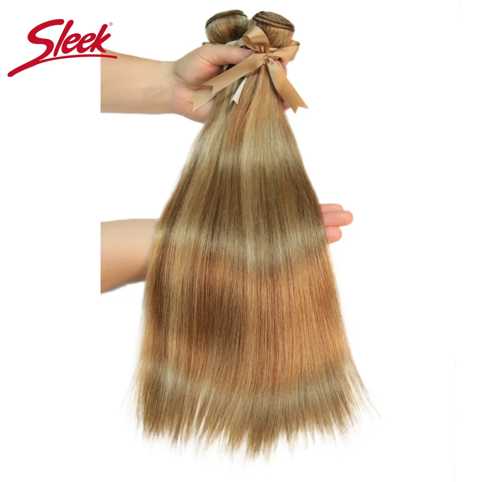 Гладкие Remy P8/22 P27/613 P6/22 пряди, перуанские вплетаемые волосы, 10-24 дюйма, прямые человеческие волосы для наращивания, блонд, пучок волос