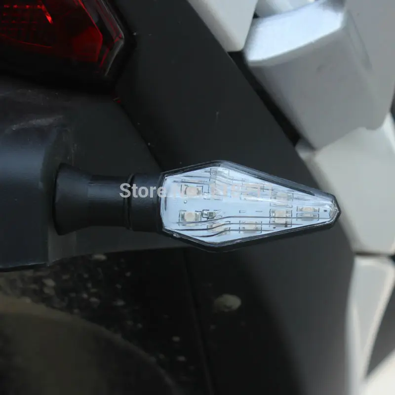 Двухсторонний светодиодный указатель поворота для мотоцикла лампа Honda CB CBR Yamaha R1