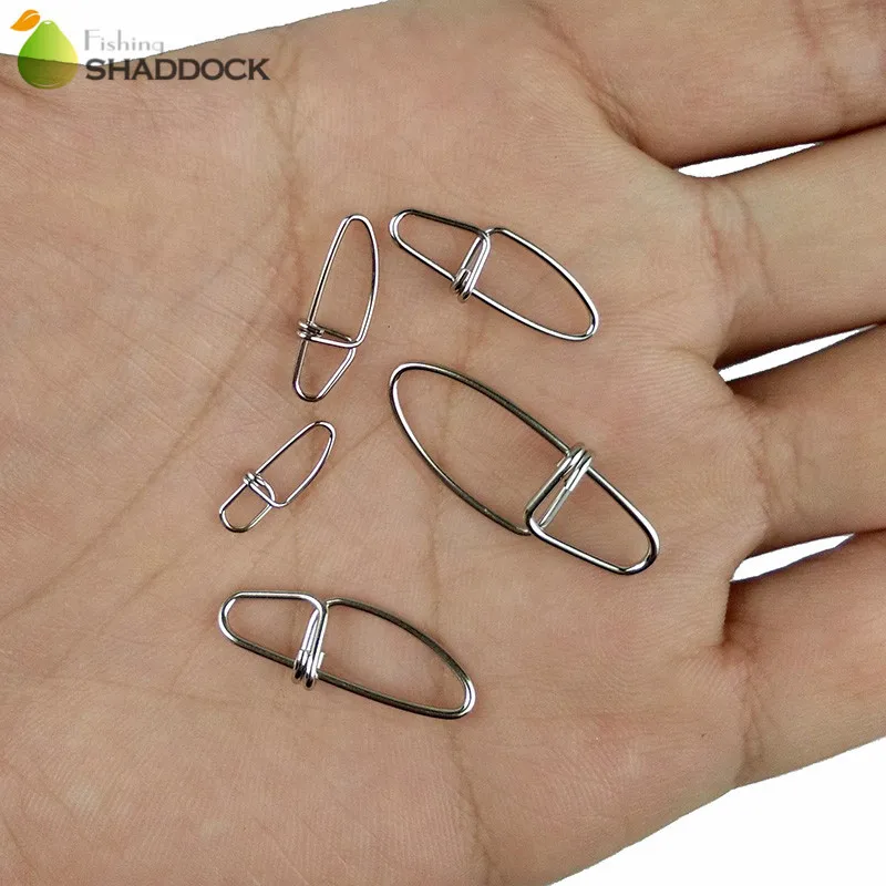 Shaddock Fishing 155pcs/set Insurance Snaps Pin Connector Stainless Steel Hook Snap Clips Set With Box | Спорт и развлечения