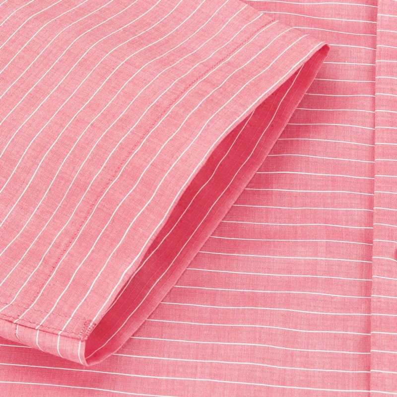 Мужские повседневные хлопковые рубашки Smart Five деловые облегающие с коротким