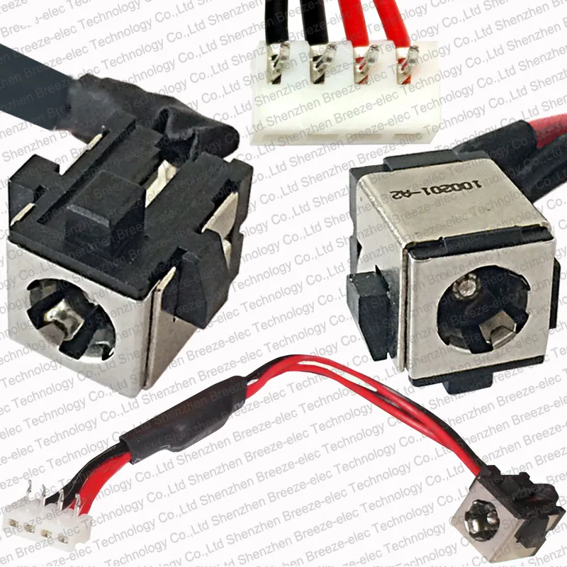 

100% Tested New Laptop DC POWER JACK w/ socket Cable connector harness for Toshiba Satellite P200 P200-143 P200D P205 P205D X205