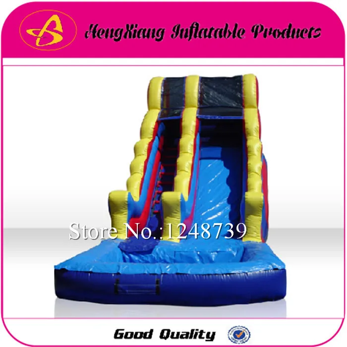 Надувная водная горка надувной батут с воздуходувкой высокое качество быстрая