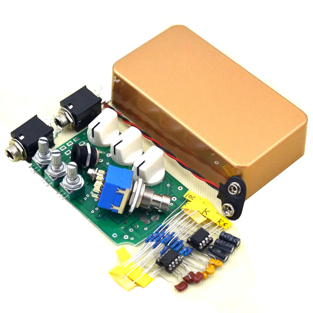 Комплект педалей для гитары Overdrive DIY с отлитым под давлением алюминиевым корпусом
