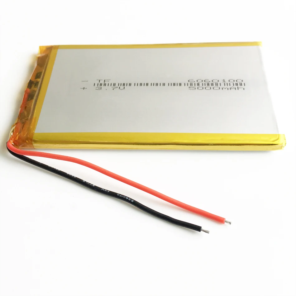 5 шт 3 7 V 5000mAh 6060100 полимер литий-Липо аккумуляторная батарея для GPS PSP DVD PAD