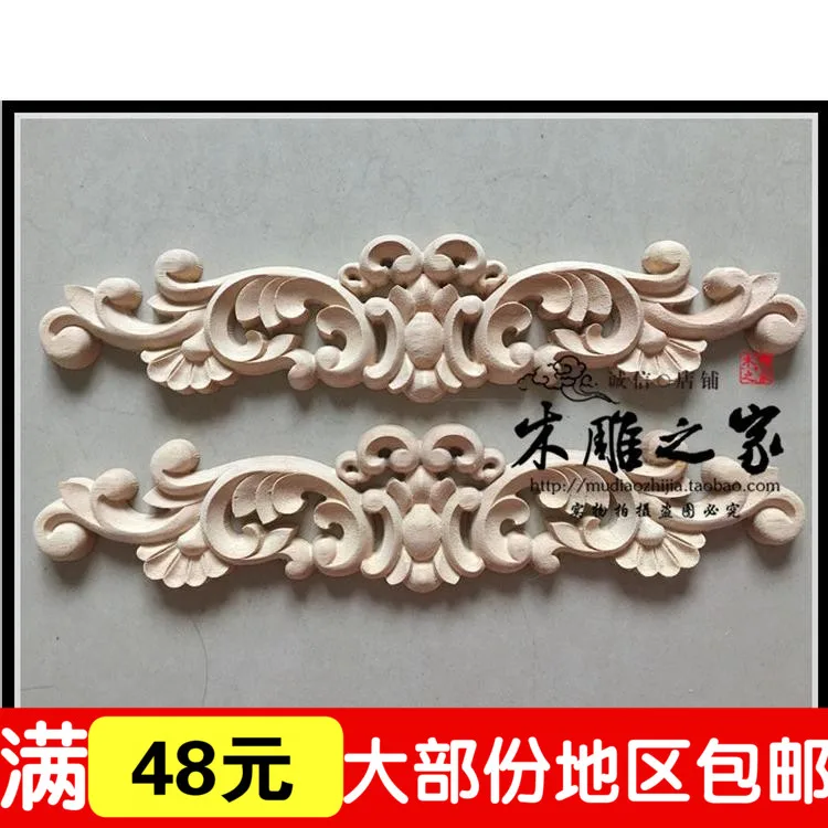 Цветочная аппликация Dongyang для резьбы по дереву Европейский цветочный патч двери