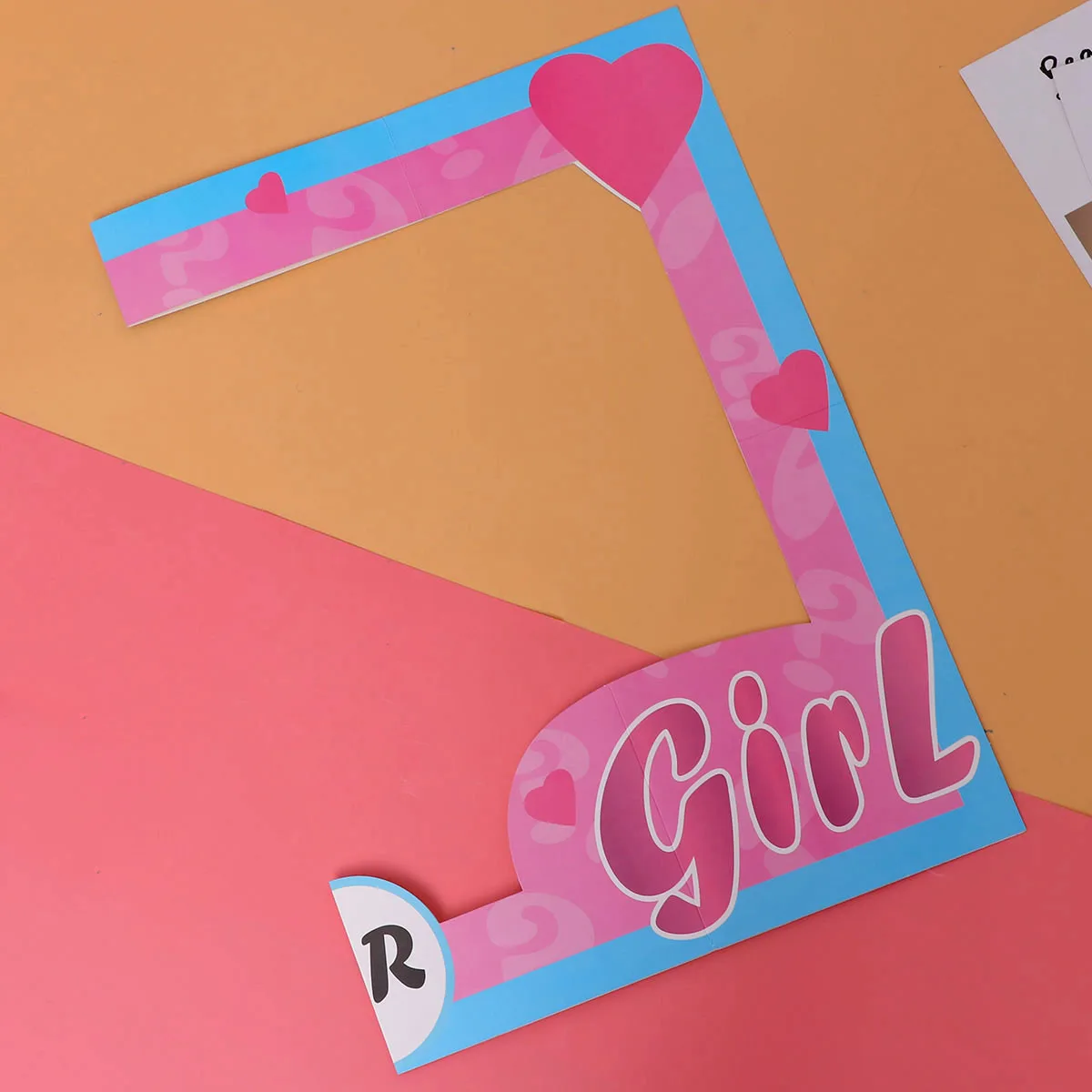 1 шт. фото стенд реквизит для маленьких мальчиков или девочек фоторамка бумажная