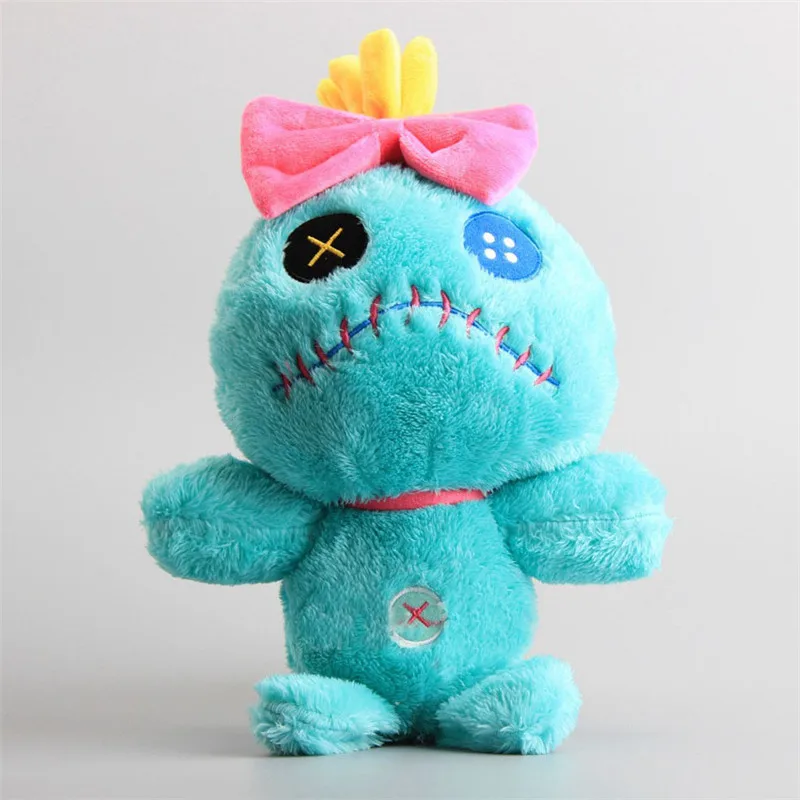 Лило и Ститч Scrump Плюшевые игрушки куклы милый аниме мультфильм синий кукла Дети