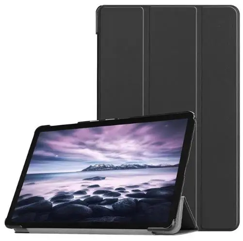 pro11-black Умный Магнитный чехол для нового iPad Pro, 11 дюймов,, ультратонкий противоударный чехол из искусственной кожи с тройной подставкой для iPad Pro 12,9 - Цвет: pro11-black