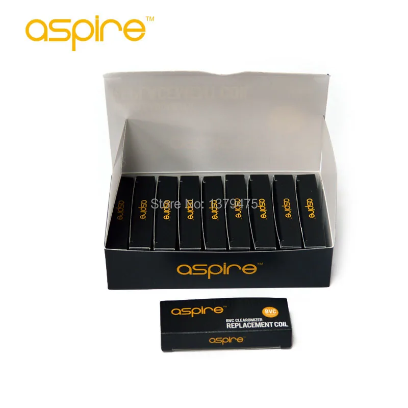 Aspire BVC ядерный распылитель катушка провода 1,6/1,8/Ом Aspire катушка эго распылитель головка электронной сигареты катушки головки 75 шт./лот