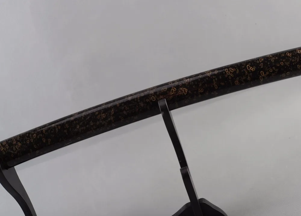 Новое Поступление Золотые Маленькие Круглые узоры черные деревянные Сая ножны