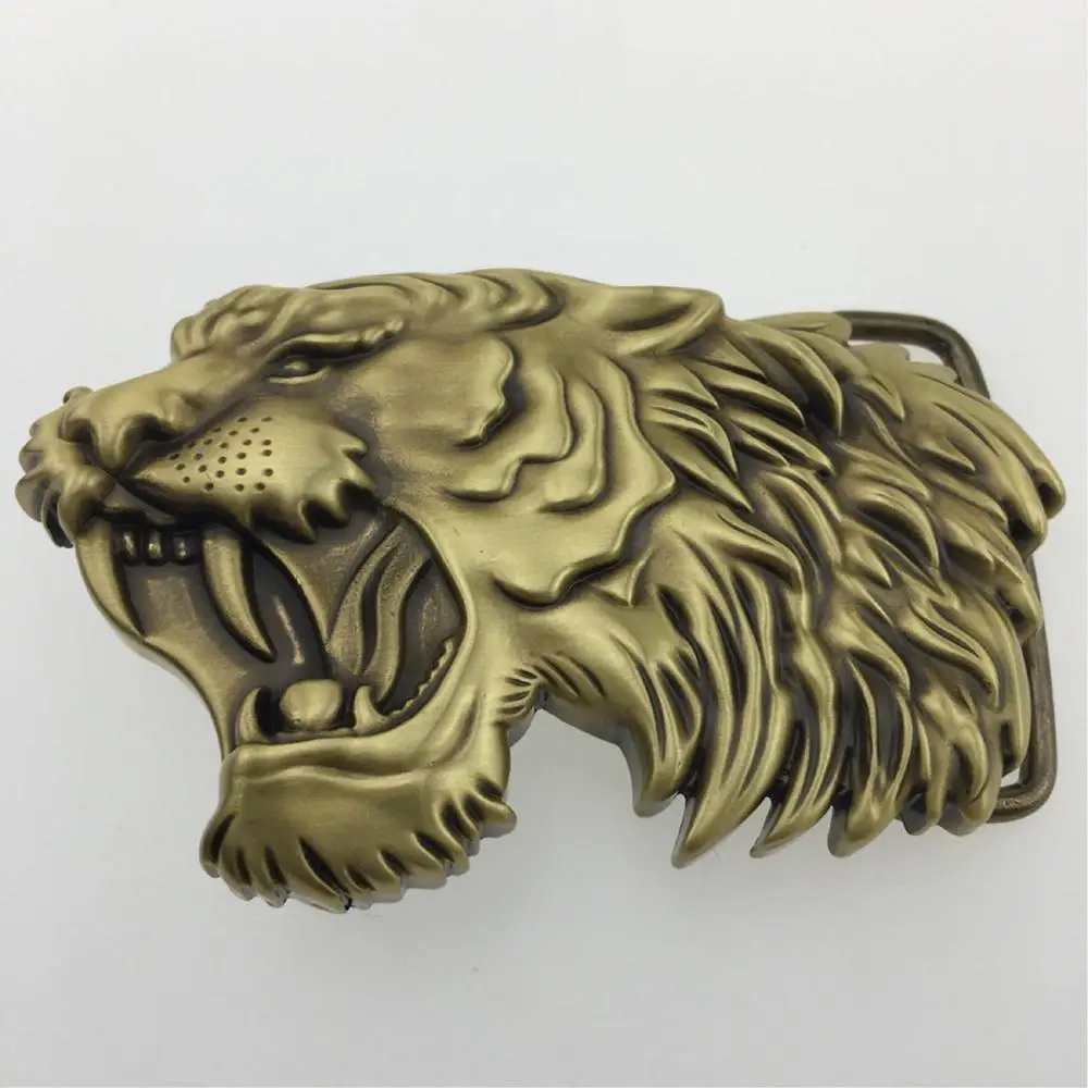 CUKUP 2018 DIY 3D голова льва латунные пряжки ремня в китайском стиле Новый дизайнерский