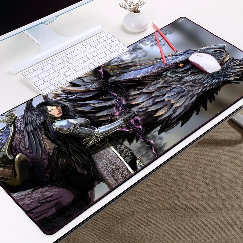 Congsipad красочный деревянный окрашенный очень большой коврик для мыши игровой коврик для мыши Противоскользящий натуральный резиновый игровой коврик для мыши с замком края