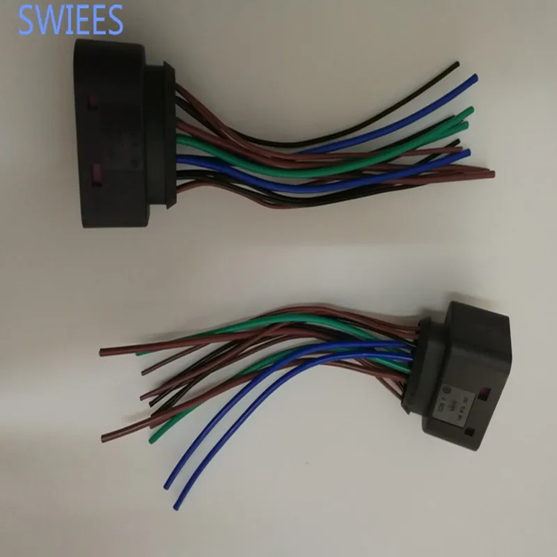 SWIEES 2 шт. 14 контактный автомобильный Головной фонарь передний свет разъем Adatper