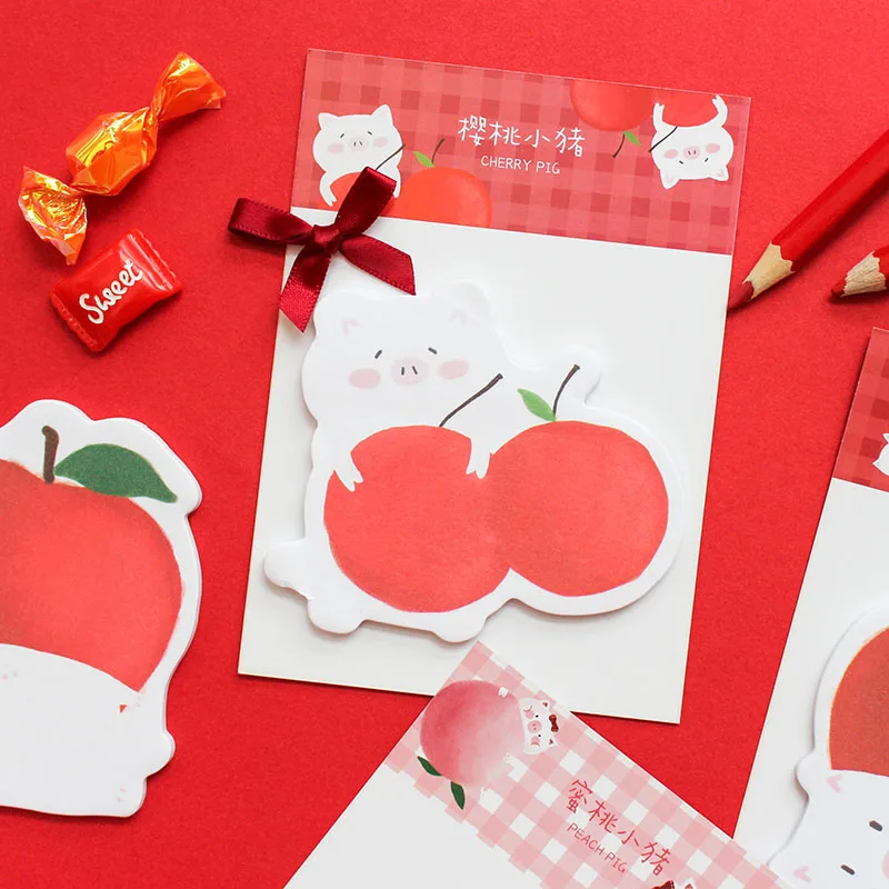 Cute sweet Fruit park sticky memo pad notepad paper message note Wholesale | Канцтовары для офиса и дома