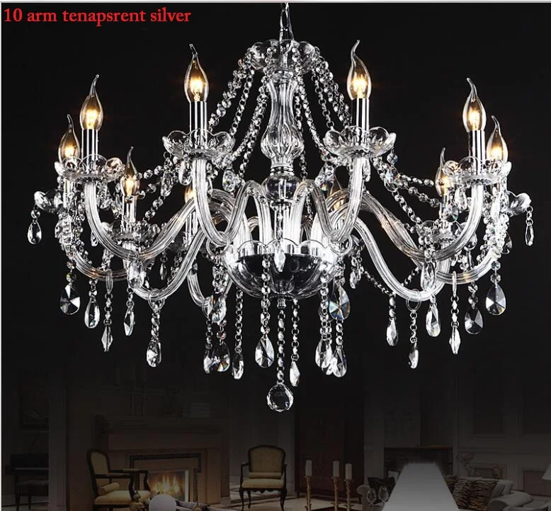 Современные хрустальные люстры K9 потолочные светильники e14