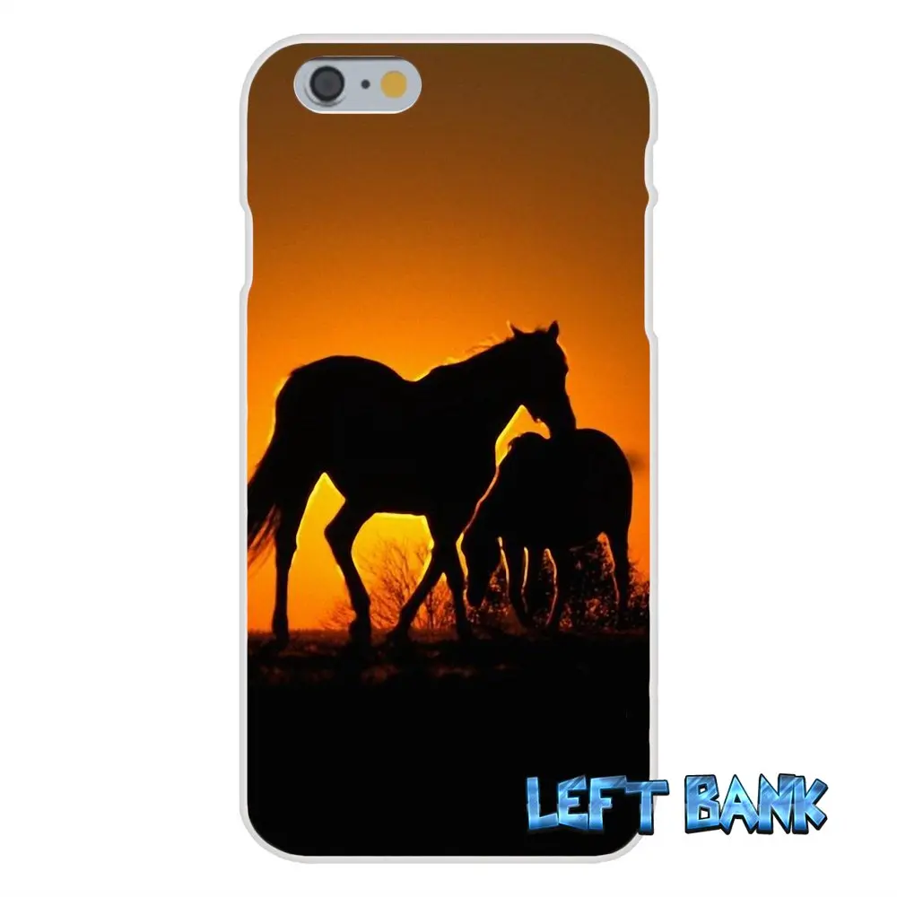 Beautiful Horses in Sunset Wallpaper Slim Silicone Phone Case For Samsung Galaxy S3 S4 S5 MINI S6 S7 edge S8 Plus Note 2 3 4 5 | Мобильные