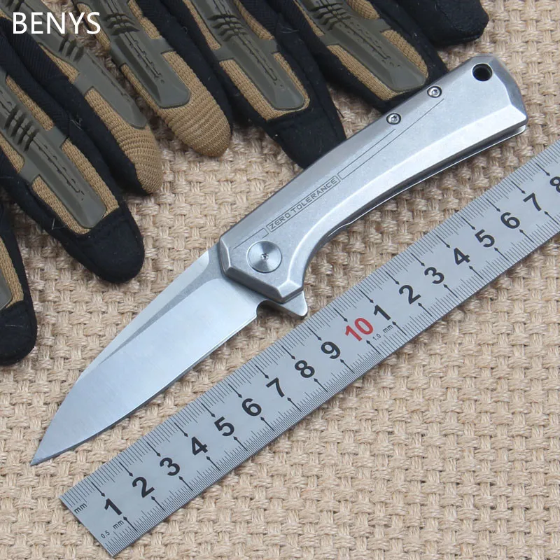 Тактический складной нож BENYS ZT с лезвием D2 KVT шарикоподшипниковая система ручка