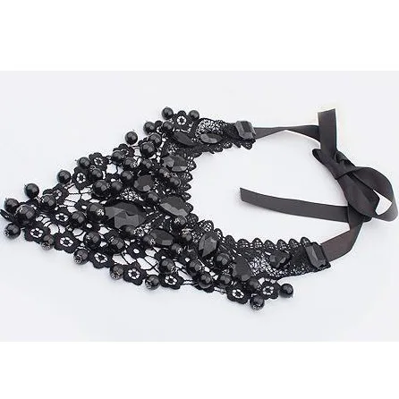 2018 New Fashion Necklaces Women Jewelry Statement Exaggerated Elegance Lace Ball For W | Украшения и аксессуары