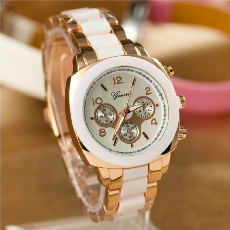 Новинка женские металлические наручные часы леопардовые стразы золотые