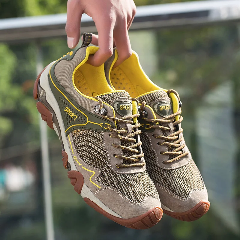 Новая акция мужская обувь весна-лето дышащая сетка повседневная для мужчин