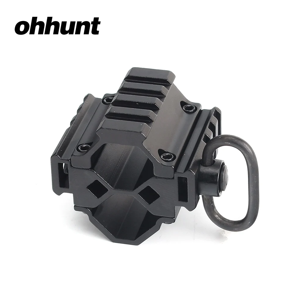 Ohhunt охотничий трехрельсовый баррель с креплением для Пикатинни, 3 слота для 12 калибра Mossberg 500 Remington 870 с QD Sling - Цвет: with QD Sling