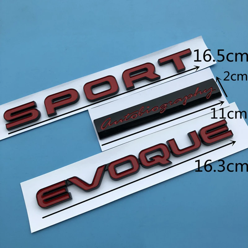 DIY буквы эмблема значок для Range Rover SV автобиография спорт EVOQUE HSE автомобильный стайлинг переоборудование средний капот багажник логотип наклейка
