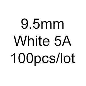 9.5mm-5A-100pcs 100 шт. класс AAAAA 3,5~ 10 мм белый свободный циркониевый куб камни круглый блестящий камень ЧХ Огранки Искусственные камни для ювелирных изделий - Цвет: 9.5mm-5A-100pcs