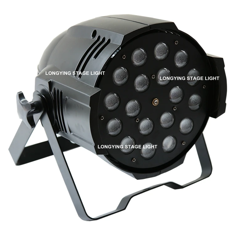 Бесплатная доставка 18x18 Вт RGBWA УФ 6 в 1 светодиодный Zoom светильник DMX 7CH/11CH
