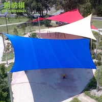 6 x 6 mpcs outdoor pu waterproof polyester fabrics sun shade sail awning for residential garden patio shades
