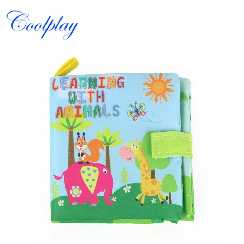 Coolplay 4 шт. Baby's First Non-Toxic Ткань Мягкая Книги Красочные Дети Предпочли | Игрушки и