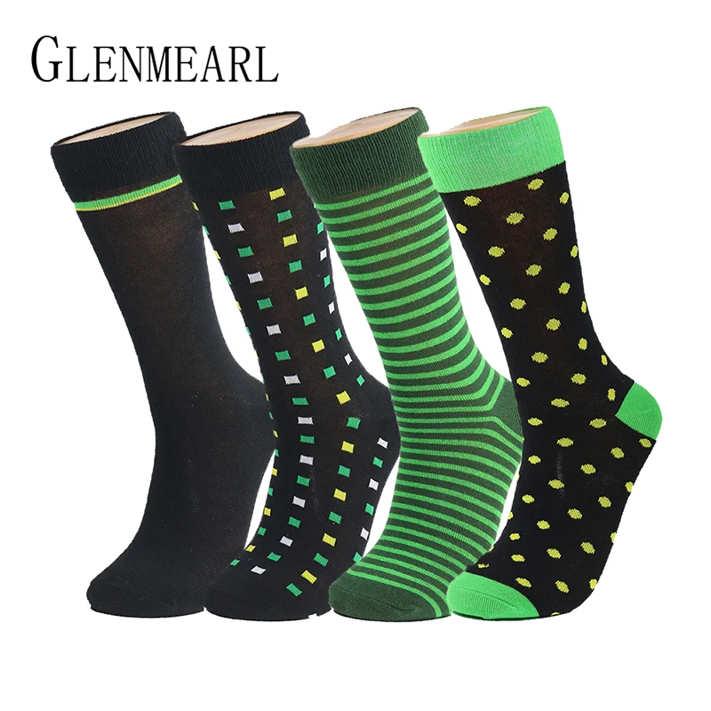 Мужские хлопковые носки брендовые деловые весенние осенние мужские