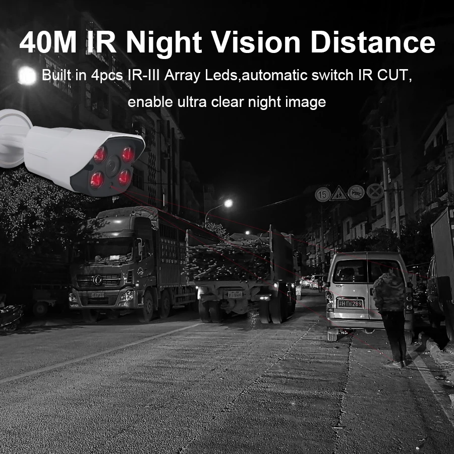 Дальнее ИК расстояние 4MP AHD CVI TVI аналоговая 4 в 1 наружная Водонепроницаемая камера