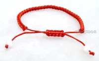sale red china silk handwork weave adjustable 6 to 10 good luck bracelet bra308 wholesaleretail free shipping