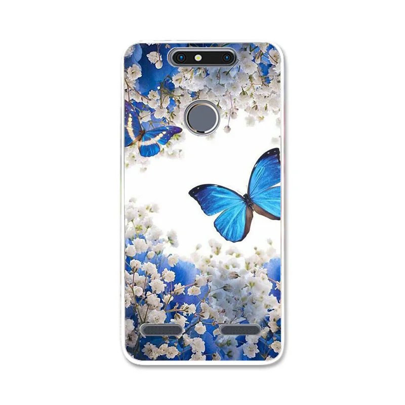 ТПУ чехол s для zte Blade V8 Lite, силиконовый чехол с цветочным рисунком, бампер для zte Blade V8 Lite, 5,0 дюймов, чехол для телефона, мягкая задняя крышка, Fundas - Цвет: Q047