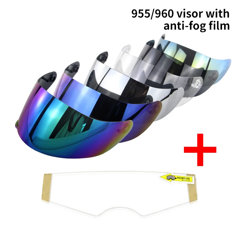 Soman мотоциклетный шлем 955/960 casco козырек с анти-непрозрачна пленка capacetes Запчасти и аксессуары 955 козырек с анти-непрозрачна пленка