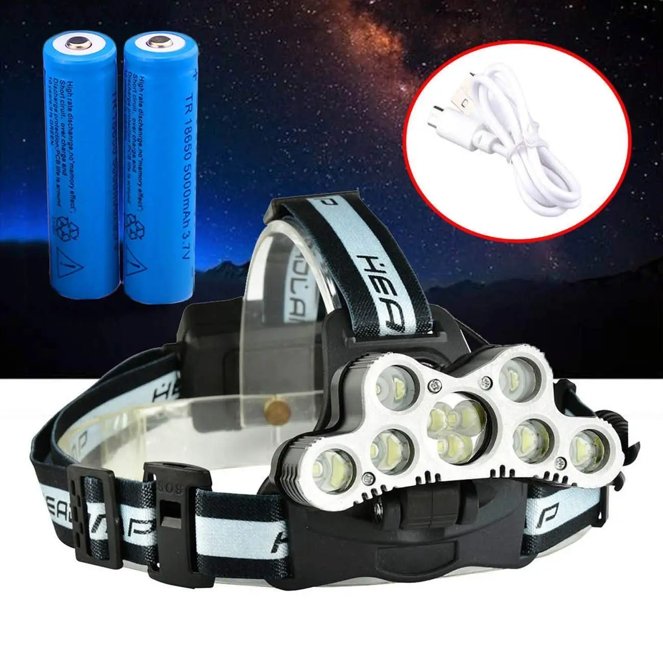 120000LM 9xT6 фара светодиодная аккумуляторная налобный фонарь LED головной свет лампы
