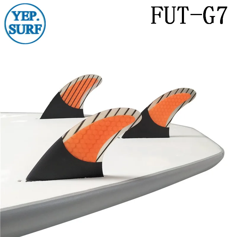 Бесплатная доставка плавник для серфинга Future Orange G7 плавники стекло Flex