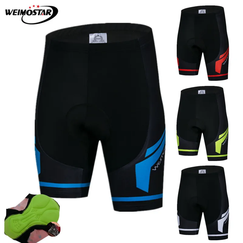 Велосипедные шорты Weimostar Pro Team Coolmax мужские ударопрочные велосипедные 3D для горных велосипедов с гелевыми