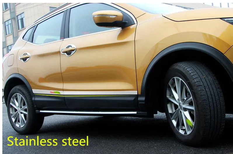 Корпус двери из нержавеющей стали для Nissan Qashqai J11 2014 2015 2016 аксессуары боковая